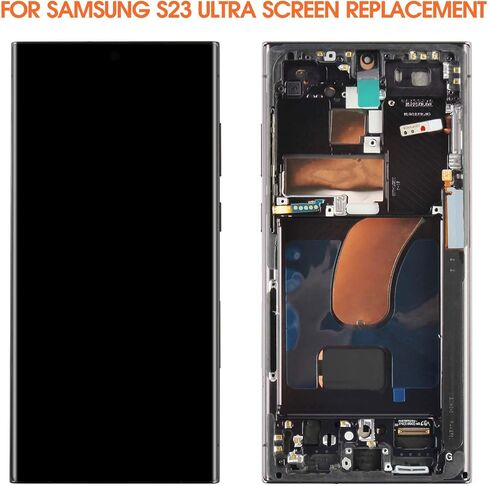 AGCUT OLED for Samsung Galaxy S23 Ultra Screen Replacement for Display Samsung S23 Ultra LCD SM-S918B SM-S918U LCD Digitizer Touch Screen Assembly Black with Frame (US Version,Support Fingerprint) in Saudi Arabia