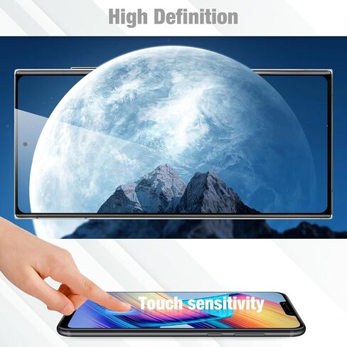 بديل شاشة OLED لهاتف Samsung Galaxy S22 Ultra 5G لشاشة Samsung S22 Ultra 5G LCD SM-S908 SM-S908B مجموعة محول رقمي للشاشة تعمل باللمس مع إطار، إصدار الولايات المتحدة، فضي in Kuwait
