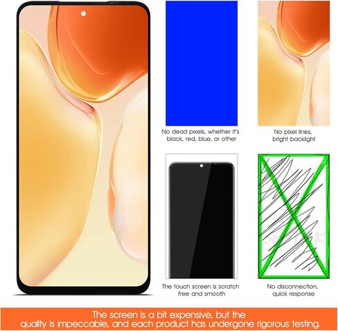 AGCUT لـ Moto G Power 5G 2024 استبدال الشاشة لـ Moto G Power 2024 شاشة LCD XT2415 XT2415-1 LCD محول الأرقام شاشة تعمل باللمس الجمعية إصلاح جزء in Saudi Arabia