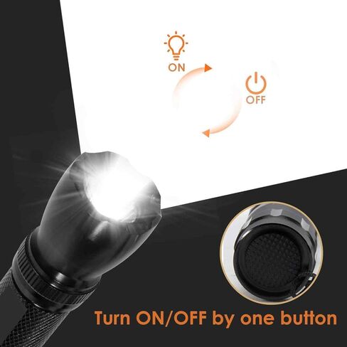 LED Flashlights, Mini Camping Tactical Flashlight with High Lumen, Handheld Pen Light, Powerful Bright Versatile Flash Light for Outdoor, Home, Cycling, Hiking, Emergency in Saudi Arabia
