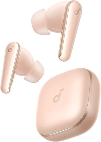Soundcore Liberty 5 من Anker، سماعات أذن لاسلكية لإلغاء الضوضاء، تقليل الصوت أقوى مرتين، إلغاء الضوضاء التكيفي في الوقت الحقيقي، شحن سريع، صوت Dolby، مكالمات واضحة بـ 6 ميكروفونات AI (متجددة) in Kuwait
