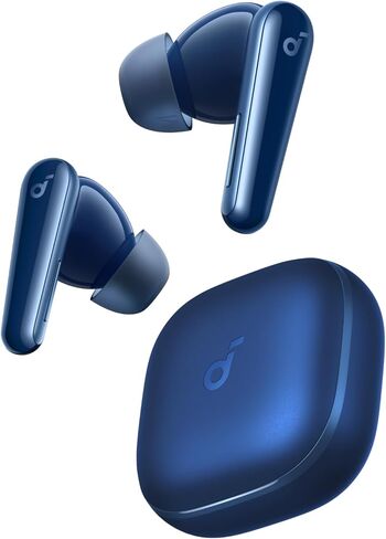 Soundcore Liberty 5 by Anker, Noise-Cancelling Wireless Earbuds, 2X Stronger Voice Reduction, Real-Time Adaptive Noise Cancellation, Fast Charging, Dolby Audio, 6-Mic AI Clear Calls (Renewed) in Saudi Arabia