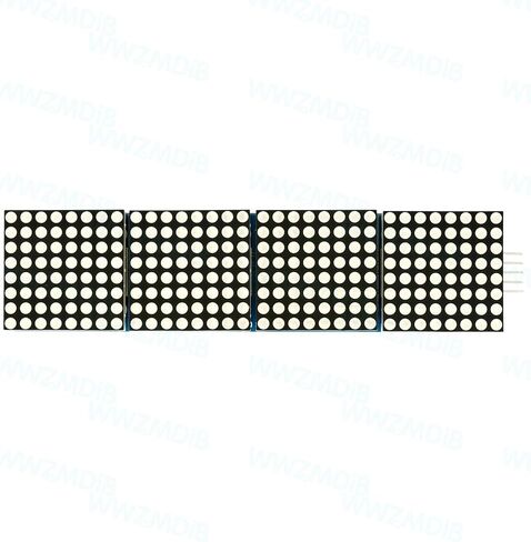 لوحة مصفوفة LED WWZMDiB 5V MAX7219 مقاس 8x8x4 متوافقة مع Arduino DIY (WWZ0506) in Saudi Arabia