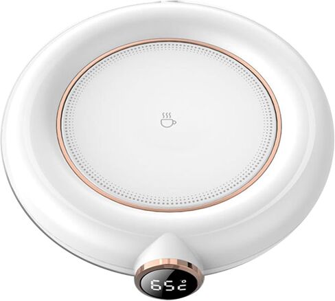 حصيرة تسخين الأكواب تعمل بمنفذ USB بدرجة حرارة ثابتة وقدح القهوة والحليب حصيرة تدفئة كهربائية لمكتب المكتب المنزلي (أبيض) in Kuwait