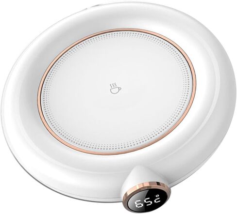 حصيرة تسخين الأكواب تعمل بمنفذ USB بدرجة حرارة ثابتة وقدح القهوة والحليب حصيرة تدفئة كهربائية لمكتب المكتب المنزلي (أبيض) in Kuwait