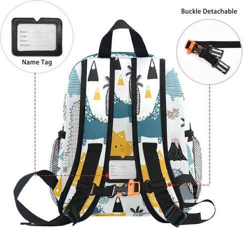 ALAZA Cute Toddler Backpack Funny Construction Transport Cars Backpack for Boys Girls Kindergarten Backpack Toddlers Daycare Bag Preschool Backpack in Saudi Arabia