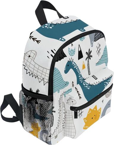 ALAZA Cute Toddler Backpack Funny Construction Transport Cars Backpack for Boys Girls Kindergarten Backpack Toddlers Daycare Bag Preschool Backpack in Saudi Arabia
