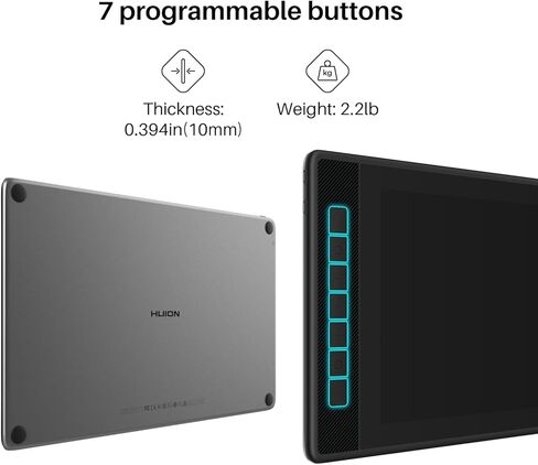 HUION Kamvas Pro 13 2.5K QHD Graphics Monitor Drawing Tablet and Large Size Glove in Saudi Arabia