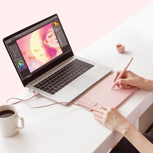 HUION Inspiroy 2 Small Drawing Tablet and Large Size HUION Artist Drawing Glove in Saudi Arabia