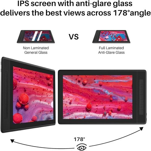 HUION Kamvas Pro 13 2.5K QHD Graphics Monitor Drawing Tablet and HUION 10 Pack Replacement Nibs PN05A in Saudi Arabia
