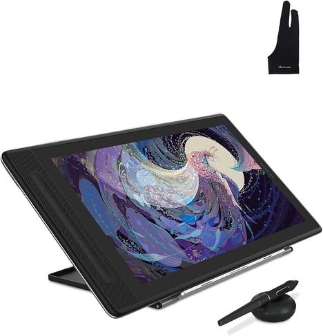 HUION KAMVAS Pro 16 2.5K QHD Drawing Tablet with Screen and Large Size Glove in Saudi Arabia