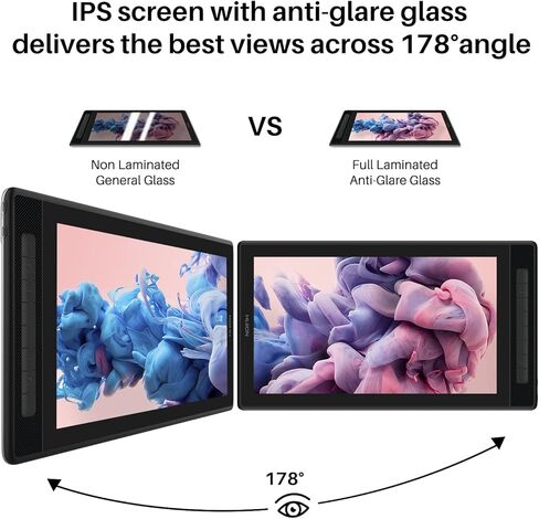 HUION KAMVAS Pro 16 2.5K QHD Drawing Tablet with Screen and Large Size Glove in Saudi Arabia