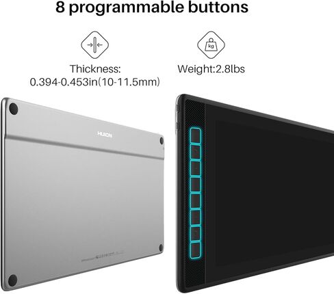 HUION KAMVAS Pro 16 2.5K QHD Drawing Tablet with Screen and Large Size Glove in Saudi Arabia
