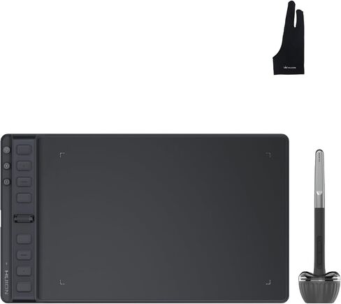 HUION Inspiroy 2 Medium Drawing Tablet and Large Size HUION Artist Drawing Glove in Saudi Arabia