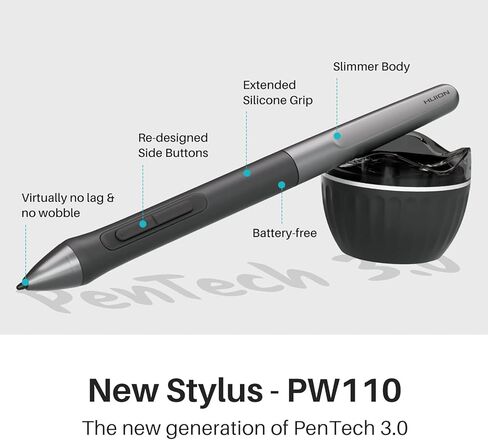 HUION Inspiroy 2 Medium Drawing Tablet and Large Size HUION Artist Drawing Glove in Saudi Arabia