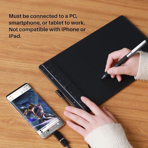 HUION Inspiroy 2 Medium Drawing Tablet and Large Size HUION Artist Drawing Glove in Saudi Arabia