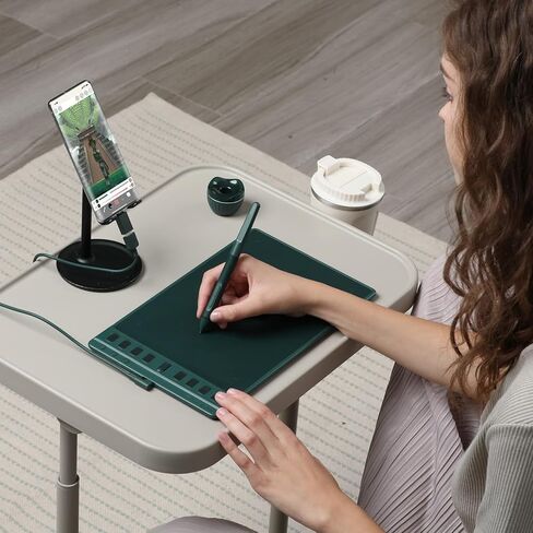 تابلت الرسم HUION Inspiroy 2 متوسط ​​الحجم وقفاز فنان كبير الحجم من HUION in Saudi Arabia