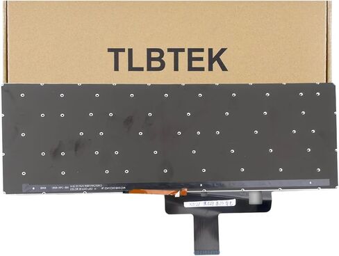 استبدال لوحة المفاتيح الخلفية TLBTEK متوافق مع Asus VivoBook A521 E510 E510M E510MA L510 L510M L510MA M533E M533F M533IA M533UA S533 S533E S533EA S533EQ S533F X521 X521EA X521EQ Series Laptop in Kuwait