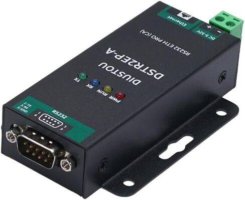 جهاز من الفئة الصناعية RS232 إلى خادم شبكة ETH، بوابة Modbus TCP تدعم بروتوكول MQTT، واجهة DB9 إلى RJ45 in Saudi Arabia