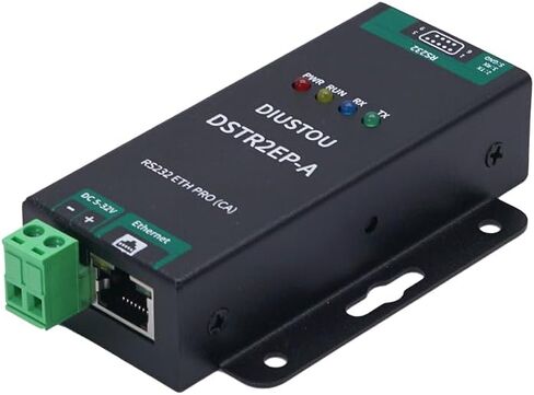 جهاز من الفئة الصناعية RS232 إلى خادم شبكة ETH، بوابة Modbus TCP تدعم بروتوكول MQTT، واجهة DB9 إلى RJ45 in Saudi Arabia