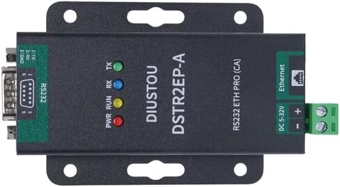 جهاز من الفئة الصناعية RS232 إلى خادم شبكة ETH، بوابة Modbus TCP تدعم بروتوكول MQTT، واجهة DB9 إلى RJ45 in Saudi Arabia