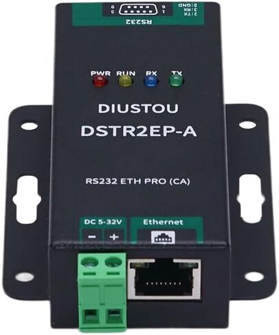 جهاز من الفئة الصناعية RS232 إلى خادم شبكة ETH، بوابة Modbus TCP تدعم بروتوكول MQTT، واجهة DB9 إلى RJ45 in Saudi Arabia