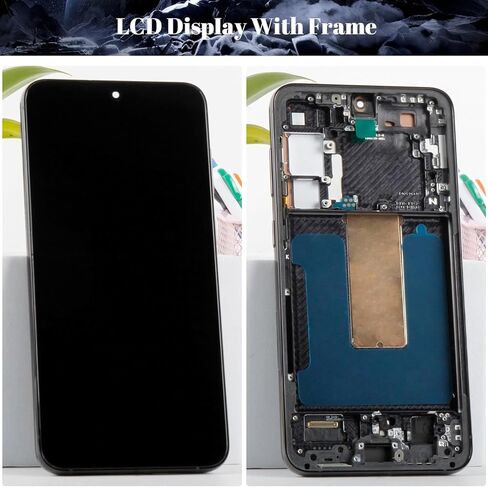 TFT for Samsung Galaxy S23 Plus Screen Replacement for Samsung SM-S916U SM-S916W LCD Display Digitizer Touch Screen Assembly with Frame Black (Not for SM-S916B) [US Version] in Saudi Arabia