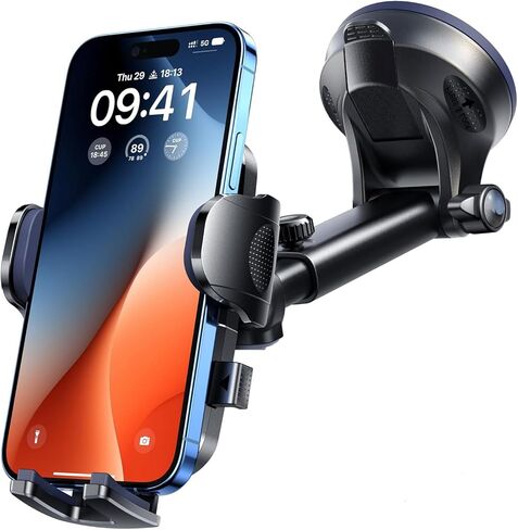 Car Vent Universal Cell Phone Mount Hands Free Phone Holders(Black,Suction Cup Model) in Saudi Arabia