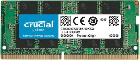 مجموعة ترقية الذاكرة Micron 64GB (2 x 32GB) DDR4 2666MHz SODIMM متوافقة مع iMac مقاس 27 بوصة (iMac19,1 iMac20,1 iMac20,2) in Kuwait