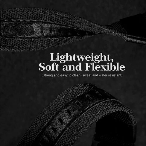Abanen Rugged Woven Nylon Watch Band for Samsung Galaxy Watch Ultra 47mm, Tactical Sport Strap for Galaxy Watch Ultra in Saudi Arabia