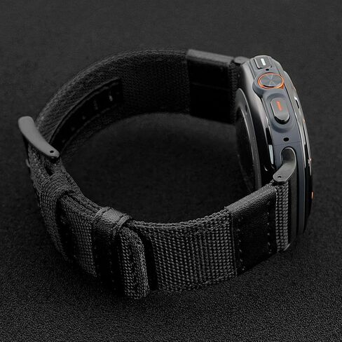 Abanen Rugged Woven Nylon Watch Band for Samsung Galaxy Watch Ultra 47mm, Tactical Sport Strap for Galaxy Watch Ultra in Saudi Arabia