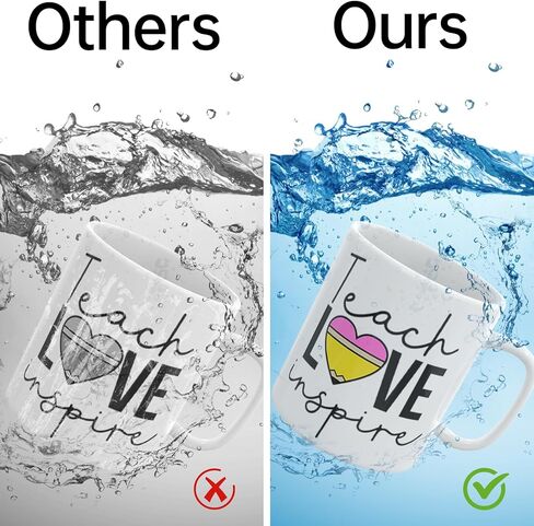 12 PCS Teacher UV DTF Cup Wrap High Viscosity Self-Adhesive Stickers for Mugs Coffee Cups Water Bottles Computers in Saudi Arabia