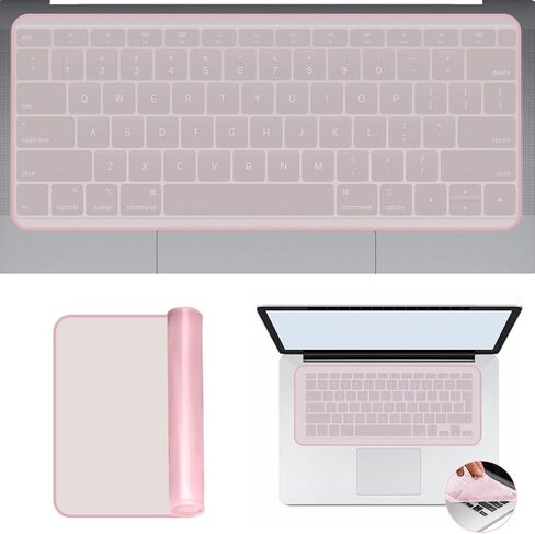 Silicone Keyboard Cover, Transparent Laptop Keyboard Protector Skin Waterproof Keyboard Protector for Laptop, Thin Keyboard Film for Easy Cleaning in Saudi Arabia