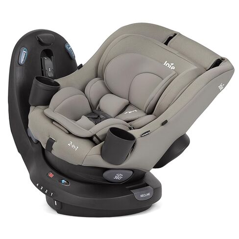 Chili Spin SI Rotating 2-in-1 Convertible Car Seat, Rear and Forward-Facing, No-Rethread Harness, Tested for Safety Standards (Shale) in Kuwait