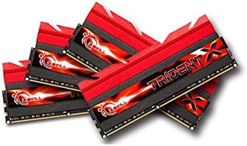 G.Skill 16GB DDR3 PC3-19200 2400MHz Trident X Series CL10 (10-12-12-31) Quad Channel kit in Saudi Arabia