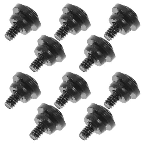 TEHAUX 10pcs 3.5-inch Hard Disk Drive Screws Shock Absorption for PC Mechanical Drives Mounting Iron Material Compatible DIY Computer Components Accessories in Saudi Arabia