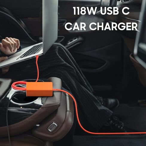 شاحن سيارة PD USB C 100 واط لجهاز MacBook 16 14 iPad iPhone 15 Galaxy S24 S23 DJI Chromebook 4 Chromebook Plus MSI ASUS DELL HP Laptap Auto 12V-24V DC محول الطاقة in Saudi Arabia