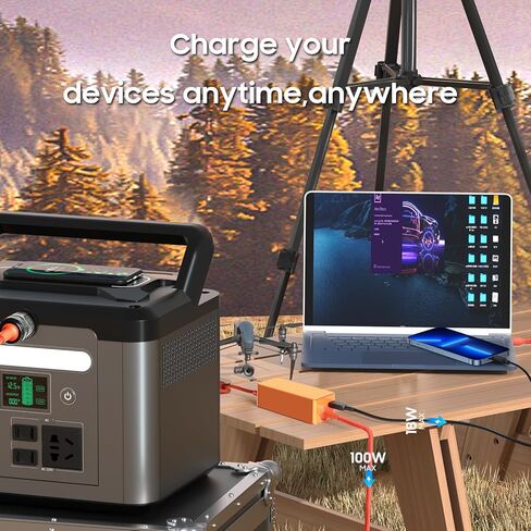 شاحن سيارة PD USB C 100 واط لجهاز MacBook 16 14 iPad iPhone 15 Galaxy S24 S23 DJI Chromebook 4 Chromebook Plus MSI ASUS DELL HP Laptap Auto 12V-24V DC محول الطاقة in Saudi Arabia