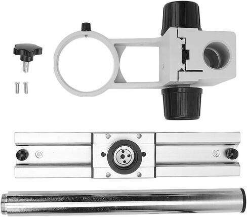 Adjustable Microscope Stand Aluminium Alloy Universal Base Holder Stand, 20kg Load Capacity 360° Adjustable Bracket with Portable Carrying Case in Saudi Arabia