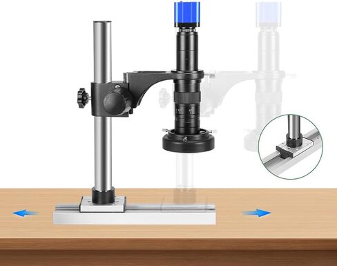 24MP HD Digital Microscope Camera Set, 1080P Video with 144 LED Adjustable Light, Software for XP, 7, 8, 10 Industry Visual Inspection (US Plug) in Saudi Arabia