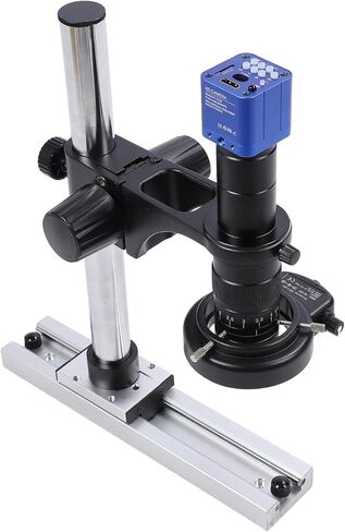 24MP HD Digital Microscope Camera Set, 1080P Video with 144 LED Adjustable Light, Software for XP, 7, 8, 10 Industry Visual Inspection (US Plug) in Saudi Arabia