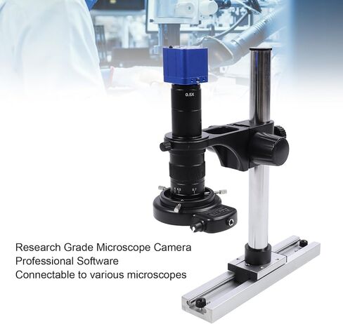 24MP HD Digital Microscope Camera Set, 1080P Video with 144 LED Adjustable Light, Software for XP, 7, 8, 10 Industry Visual Inspection (US Plug) in Saudi Arabia