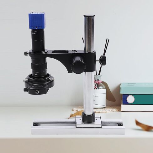 24MP HD Digital Microscope Camera Set, 1080P Video with 144 LED Adjustable Light, Software for XP, 7, 8, 10 Industry Visual Inspection (US Plug) in Saudi Arabia