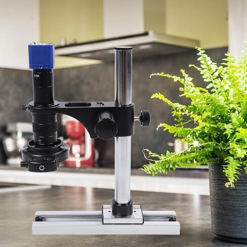 24MP HD Digital Microscope Camera Set, 1080P Video with 144 LED Adjustable Light, Software for XP, 7, 8, 10 Industry Visual Inspection (US Plug) in Saudi Arabia