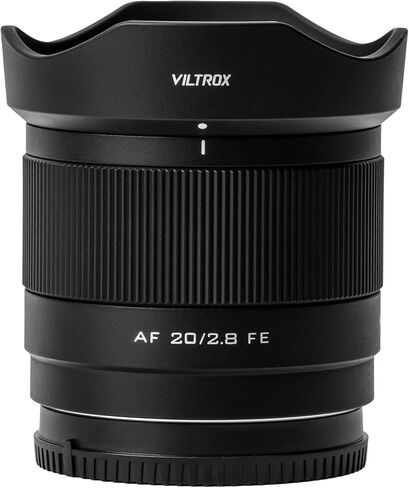 VILTROX 20mm F2.8 FE, AF 20mm f2.8 Air E Mount Lens for Sony, Full Frame Autofocus Wide Angle Lens for Sony A7CII A7CR a7RⅣ a7RⅢ A6700 FX30 ZV-E10 a6600 a6500 in Saudi Arabia
