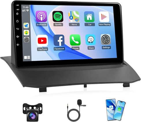 راديو Leadfan لسيارة Ford Fiesta 2009 2010 2011 2012 2013 2014 ستيريو، شاشة لمس IPS 9 بوصة لسيارة Ford Fiesta CarPlay Android Auto Car Stereo Android وحدة بلوتوث GPS FM كاميرا احتياطية تقسيم الشاشة in Kuwait