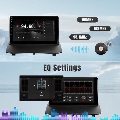 راديو Leadfan لسيارة Ford Fiesta 2009 2010 2011 2012 2013 2014 ستيريو، شاشة لمس IPS 9 بوصة لسيارة Ford Fiesta CarPlay Android Auto Car Stereo Android وحدة بلوتوث GPS FM كاميرا احتياطية تقسيم الشاشة in Kuwait
