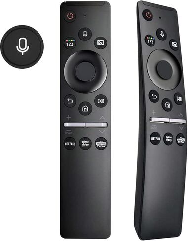 PerFascin 2IN1 BN59-01330A BN59-01329A جهاز تحكم عن بعد صوتي بديل مناسب لتلفزيون Samsung QLED 8K UHD UN55TU850DFXZA UN55TU8200FXZA UN65TU8200 UN85TU8000FXZA QN75Q80TAFXZA QN43Q60T QN43Q6DT in Kuwait