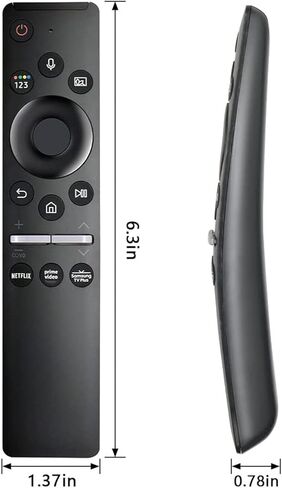 PerFascin 2IN1 BN59-01330A BN59-01329A جهاز تحكم عن بعد صوتي بديل مناسب لتلفزيون Samsung QLED 8K UHD UN55TU850DFXZA UN55TU8200FXZA UN65TU8200 UN85TU8000FXZA QN75Q80TAFXZA QN43Q60T QN43Q6DT in Kuwait