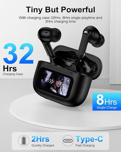 Samsung Earbuds Wireless, Bluetooth Cordless Headphones for Samsung Galaxy S25 Ultra S24 A17 A16, Noise Cancelling Earphones in Ear Buds iPhone 17 Pro Max 17Pro 16e 16 Air Pods Motorola Moto Oneplus in Saudi Arabia